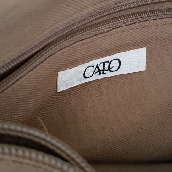 Cato faux vegan distressed leather buckle shoulder bag - Picture 5 of 5